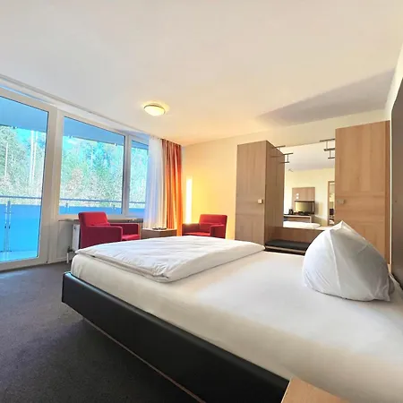 Schwarzwaldapartment Nr 23 30qm Doppelbett Modern